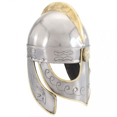 Coif cavaler antichizat Beowulf jocuri pe roluri argintiu otel foto