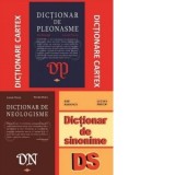 Pachet dictionare: 1. Dictionar de neologisme; 2. Dictionar de pleonasme; 3. Dictionar de sinonime - Lucian Pricop, Ilie Baranga, Nicolae Boaru