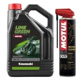 Ulei Motor Motul Kawasaki Lime Green 10W40, 4L, Semi-sintetic, Moto 4T