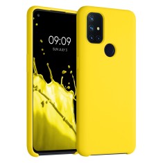 Husa pentru OnePlus Nord N10 5G, Silicon, Galben, 53890.165
