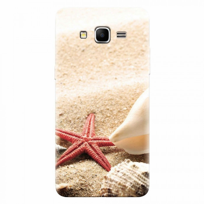 Husa silicon pentru Samsung Grand Prime, Beach Shells And Starfish