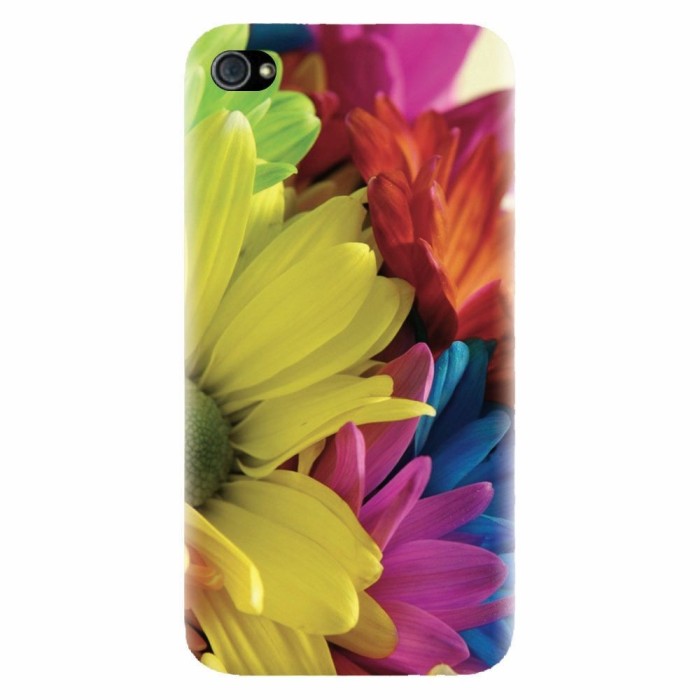 Husa silicon pentru Apple Iphone 4 / 4S, Flower