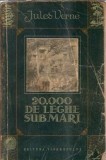 20000 de leghe sub mari Jules Verne Editura Tineretului 1955 Coperta Cartonata Carte Clasica Vintage