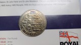 Jersey -5 Pounds 2003 Elizabeth II (Royal Navy)-UNC-in pliant, Europa