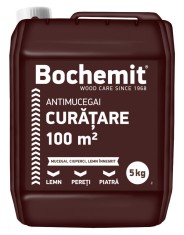 Solutie antimucegai si curatare lemn innegrit Bochemit Antimucegai 5Kg
