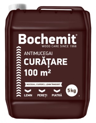 Solutie antimucegai si curatare lemn innegrit Bochemit Antimucegai 5Kg foto