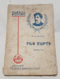 Carte veche anul 1929 - FILE RUPTE - Al. Vlahuta