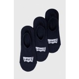 Levi&#039;s sosete 3-pack culoarea albastru marin