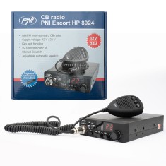 Aproape nou: Statie radio CB PNI Escort HP 8024 cu ASQ reglabil si alimentare 12V-2