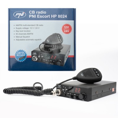 Aproape nou: Statie radio CB PNI Escort HP 8024 cu ASQ reglabil si alimentare 12V-2 foto
