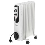 Radiator cu ulei Adler, 9 elementi, 2000 W, 3 setari de putere, selectarea automata a consumului de energie