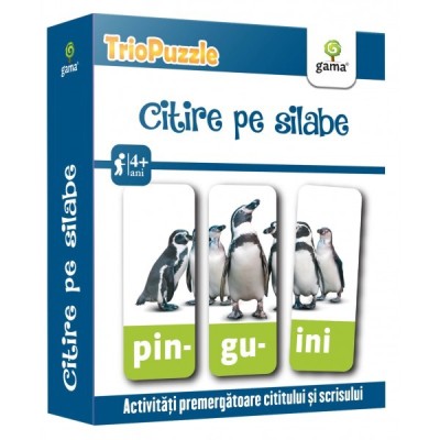 Citire pe silabe. Triopuzzle.2020 foto