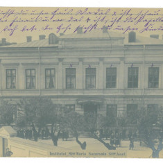 3877 - BUCURESTI, Institutul Sf Maria - old postcard, real PHOTO - used - 1913
