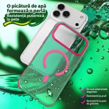 Husa compatibila cu iPhone 18 Pro Max, IceMag, MagSafe, Antisoc, contur Verde