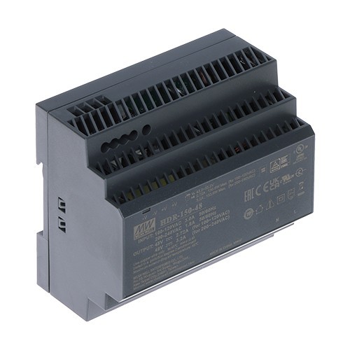 Sursa alimentare 48V DC, 3.2A, 150W, montaj sina DIN - HIKVISION DS-KAW150-4N