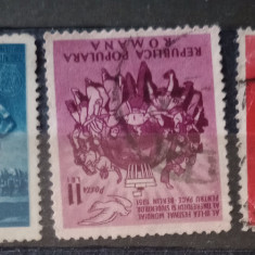Romania 1951 Lp 284 Festivalul mondial al tineretului Berlin, ștampilate