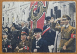 Carte postala nazista necirculata ; Hitler , Goebels , etc. , anii 36, Printata