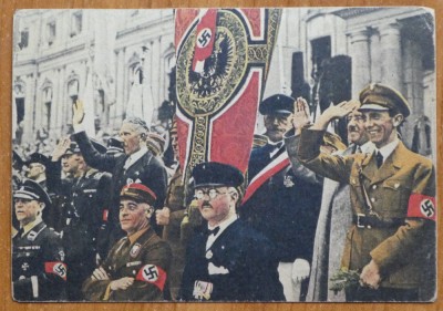 Carte postala nazista necirculata ; Hitler , Goebels , etc. , anii 36 foto
