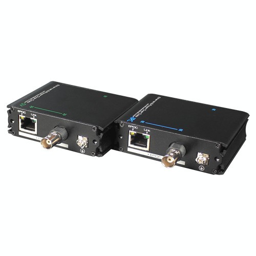 Extender date+PoE (EPOC) pe cablu Coaxial/UTP, 400-500 metri - UTEPO UTP7301EPOC