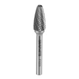 Freza rotativa din carbura HM tip F ovala, 12x25 mm, tija 6x45 mm