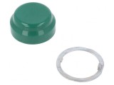 Lentilă buton 30mm verde 9001K