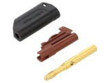 Mufă Banană Neagră 4mm 32A 30V