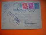HOPCT CARTE POSTALA NR 515 F CENZURAT BUCURESTI 428 - ANUL 1944 / TIMBRUL FIX REGELE MIHAI -STAMPILOGRAFIE -CIRCULATA