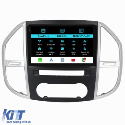Navigatie Dedicata Mercedes Vito W447 (2014-2021), 10Inch, 2Gb Ram, 32Gb Stocare, Carplay Performance AutoTuning foto