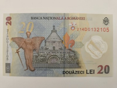 Bancnota 20 Lei Ecaterina Teodoroiu foto