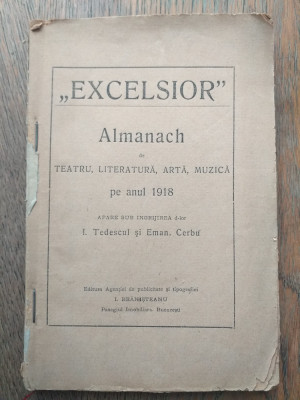 ALMANCH EXCELSIOR, 1918 / ALEXANDRU MACEDONSKI... foto