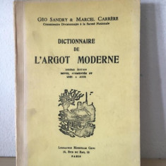 Geo Sandry, Marcel Carrere - Dictionnaire de L'Argot Moderne