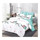 Cumpara ieftin Lenjerie de Pat Bumbac Finet, 6 Piese, Pat Dublu - CPL236