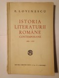 E. Lovinescu - Istoria literaturii rom&acirc;ne contemporane 1900-1937