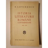 E. Lovinescu - Istoria literaturii rom&acirc;ne contemporane 1900-1937