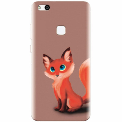 Husa silicon pentru Huawei P10 Lite, Fox Cartoon Animal And foto