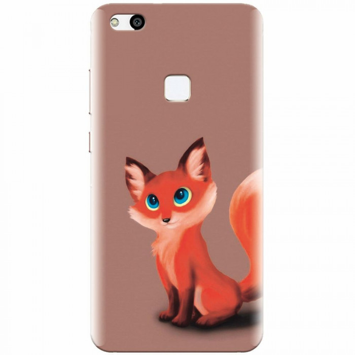 Husa silicon pentru Huawei P10 Lite, Fox Cartoon Animal And