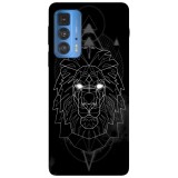 Husa compatibila cu Motorola Edge 20 model Lion touch, Silicon, TPU, Viceversa