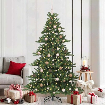 vidaXL Brad de Crăciun artificial cu ramuri articulare 210 cm PVC 3397677 foto