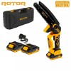 Fierastrau cu lant si acumulator Rotor RMC21-8, 21V / 2Ah, Brushless, ungere lant
