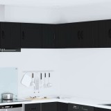 VidaXL Dulap suspendat de bucătărie cu raft Negru 57 x 57 x 40 cm 884956