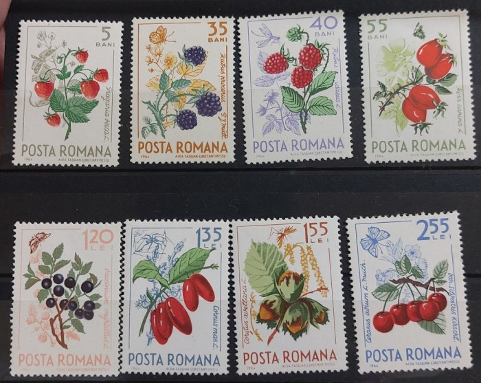 Romania 1964 - Fructe de padure MNH