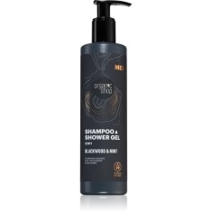 Organic Shop Men Blackwood &amp; Mint gel de dus si sampon 2in1 pentru barbati 280 ml