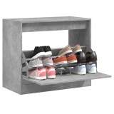 vidaXL Pantofar Gri Beton 80x42x69 cm Lemn Prelucrat Dulap Pantofi Hol