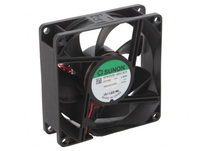 Ventilator DC axial 24V 80x80x25mm 101.9m3/h 47.5dBA IP56 foto