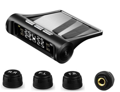 Sistem LCD De Monitorizare Presiune Anvelope TPMS, 4 Senzori Externi foto