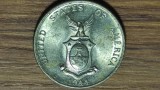 Filipine - administratie SUA /americana WW2 - raritate argint 750 - 10 centavos 1944 AU/UNC - greu de gasit !