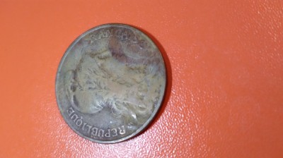 MONEDA 10 CENTIME 1910 foto