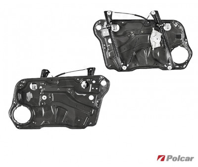 Mecanism ridicare geam Volkswagen Bora 1998-2005, VW Golf 4 cu 5 usi (08.1997-09.2003), Fata Dreapta cu panou, electrica Kft Auto foto