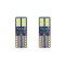 Set becuri auto cu LED CANBUS compatibil T10e W5W 8 SMD Alb 12/24V, destinat competitiilor auto sau off-road