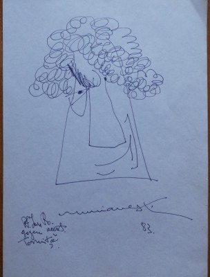 Tus de Anestin cu dedicatie, 1983 foto